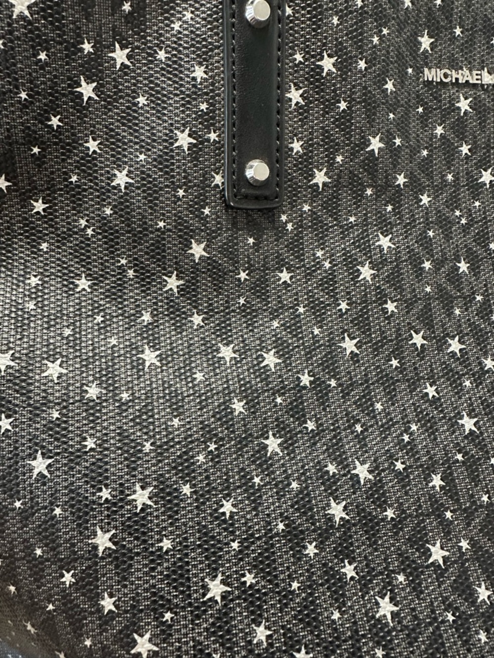 Michael Kors Black Star Tote - Picture 8 of 8